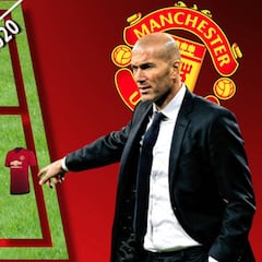 James, el engache en el once ideal de Zidane en el United