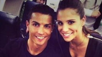 Luc&iacute;a Villal&oacute;n subi&oacute; esta foto a Twitter con Cristiano tras cubrir la Gala del Bal&oacute;n de Oro el lunes 12 de enero para Real Madrid TV.