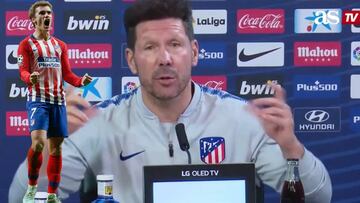 La contundente pista de Simeone sobre el futuro equipo de Griezmann