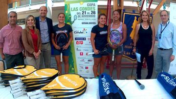 Las figuras del tenis femenino presentaron la Copa Las Condes