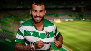 Jes&eacute;, en su presentaci&oacute;n como jugador del Sporting de Portugal.