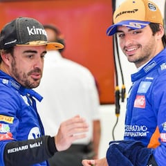Sainz: "Soy un admirador de Alonso, pero sigo mi camino"