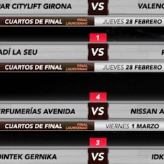 Copa de la Reina: Perfumerías-Al Qazeres y Girona-Valencia