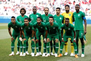 Once inicial de Arabia Saudi.