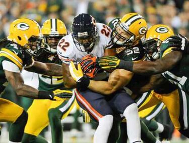 Packers 23-Bears 10. Ni tan buenos, ni tan malos