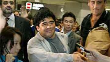 <b>UN GENIO.</b> Maradona, sin duda alguna, artífice de aquellos éxitos del Nápoles.