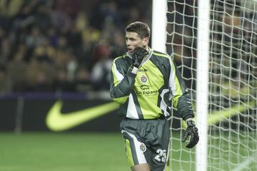 Bizzarri, con la camiseta del Valladolid.