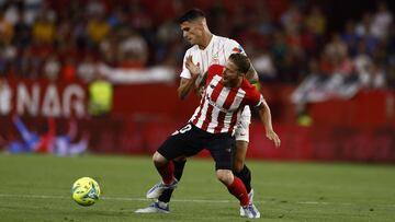 Muniain ante el Sevilla.