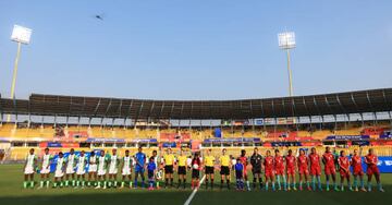 Nigeria y Colombia se enfrentaron por las semifinales del Mundial Femenino Sub 17 de la India en el Estadio Fatorda de Goa.