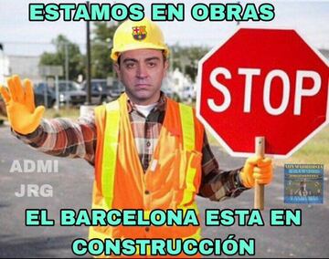 Los memes, demoledores con el Barcelona y Xavi