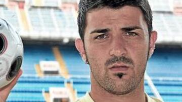 <b>LISTO. </b>David Villa liderará el ataque del Valencia esta noche.