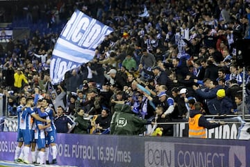 1-0. Oscar Melendo celebró el primer gol.