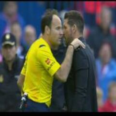 Mateu echó a Simeone por lanzar un balón: se lo ordenó a un recogepelotas y será suspendido