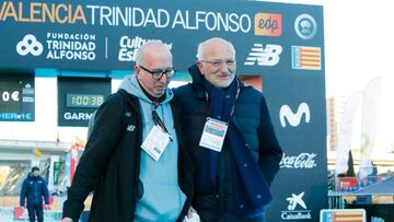 Juan Miguel G&oacute;mez, director de la Fundaci&oacute;n Trinidad Alfonso, y Juan Roig. 