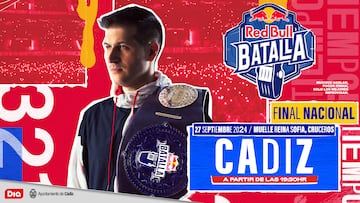 Final Nacional Red Bull Batalla España 2024 en Cádiz: horarios, participantes, clasificados y cómo ver online
