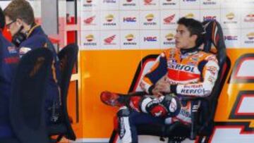 MEJOR CRONO. Márquez ha liderado los dos primeros días de la pretemporada con los Michelin.