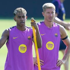 Lewandowski: “Lamine cada año puede ser mejor”