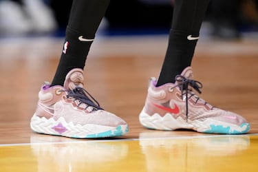 Detalles de las zapatillas utilizadas por Victor Wembanyama.