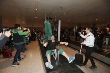 Málaga celebra la victoria de Unicaja en Eurocup