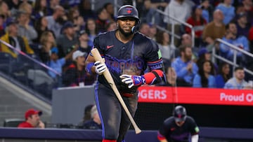 Vladimir Guerrero Jr., de los Toronto Blue Jays, en un partido en el Rogers Centre.