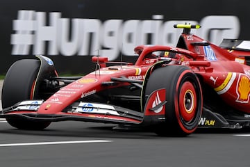 Carlos Sainz (Ferrari SF-24). Hungaroring, Hungría. F1 2024.