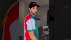 Un deportista mexicano conoce su departamento en Santiago 2023 y su reacción es viral en TikTok