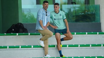 José Moratón e Íñigo Sainz-Maza, del Racing.