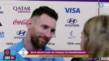 Un agradecimiento que hacía falta para Messi