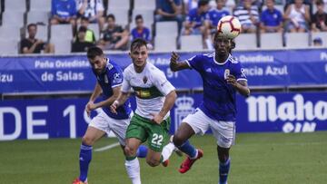 Oviedo y Elche empatan en un duelo de errores