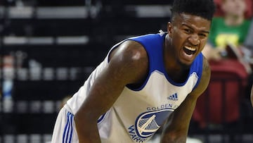 Los Warriors tienen una bestia: ?5x5 de Jordan Bell en Las Vegas!