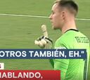 La trama del encontrón entre Ter Stegen y un pasapelotas: "No me voy a callar, campeón"