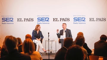 María José Catalá y Bernardo Gúzman, durante la entrevista.