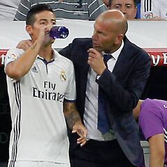 James se devalúa con Zidane; ahora vale 10 millones menos
