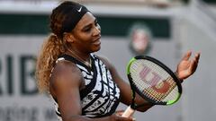 Serena Williams durante Roland Garros.