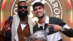 Odell Beckham Jr, espectador de lujo de Carlos Alcaraz