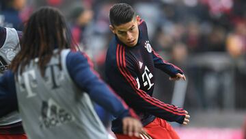 James Rodríguez, jugador del Bayern Múnich