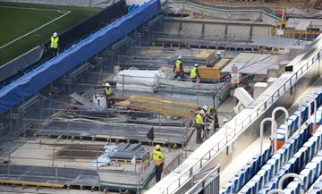 Este es el estado actual de las obras del Santiago Bernabéu.