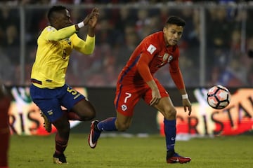 Chile - Ecuador, en imágenes