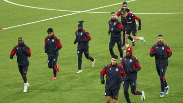 Entrenamiento del Estrella Roja