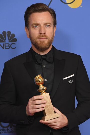 Ewan McGregor se uni¨® a las protestas y obtuvo el Globo de Oro a Mejor actor en miniserie.