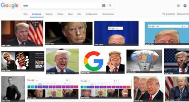 ¿Qué pasa si pones la palabra 'Idiot' en Google Imágenes?