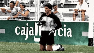 Luis Gabelo Conejo, portero costarricense que brilló en el Albacete.