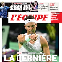 Nuevo tributo de L’Équipe a Nadal: “La última copa”