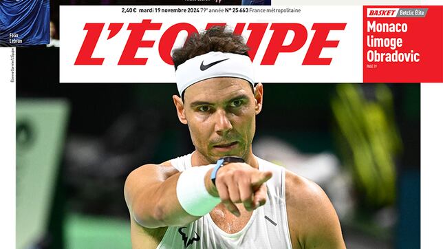 Nuevo tributo de L’Équipe a Nadal: “La última copa”