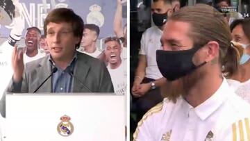 El momentazo de Almeida con Sergio Ramos: "De tu carrera sólo borraría diez segundos"