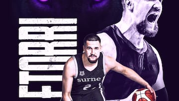 Margiris Normantas, nuevo jugador del Surne Bilbao.