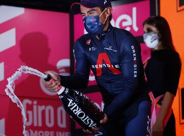 Jhonatan Narváez, vencedor de la etapa de hoy. 