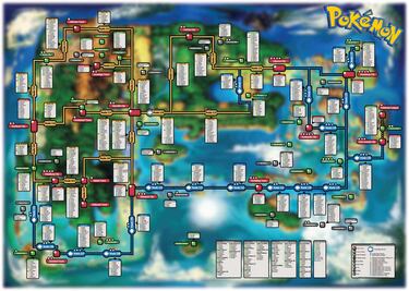 Caza a todos los Pokémon de Omega Rubí y Alfa Zafiro con este mapa