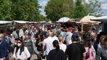 Imagen de un mercadillo en la ciudad de Berlín.