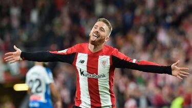 30/10/19 PARTIDO DE LIGA BBVA ENTRE ATHLETIC DE BILBAO Y ESPAÑOL MUNIAIN CELEBRACION GOL